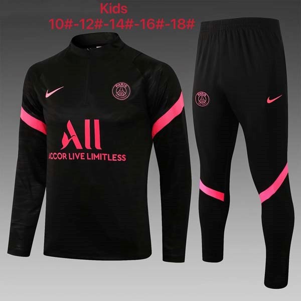 Bambino Giacca Paris Saint Germain 2022 Nero Rosa